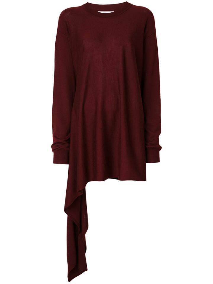 Jil Sander Loose Fit Jumper - Red