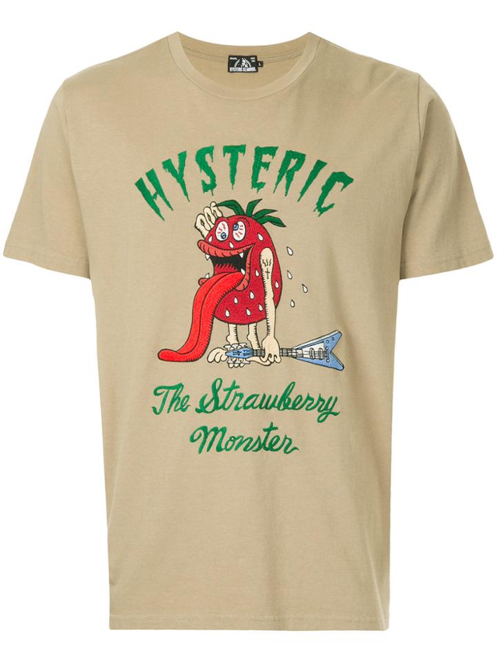 Hysteric Glamour The Strawberry Monster T-shirt - Brown
