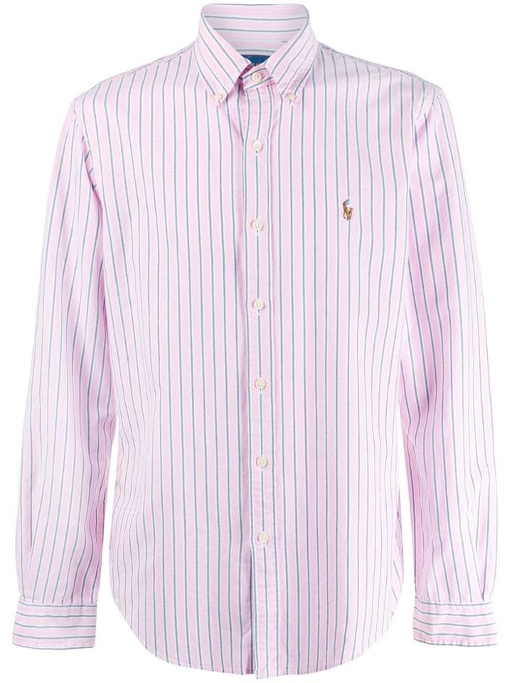 Polo Ralph Lauren Striped Slim-fit Shirt - Pink