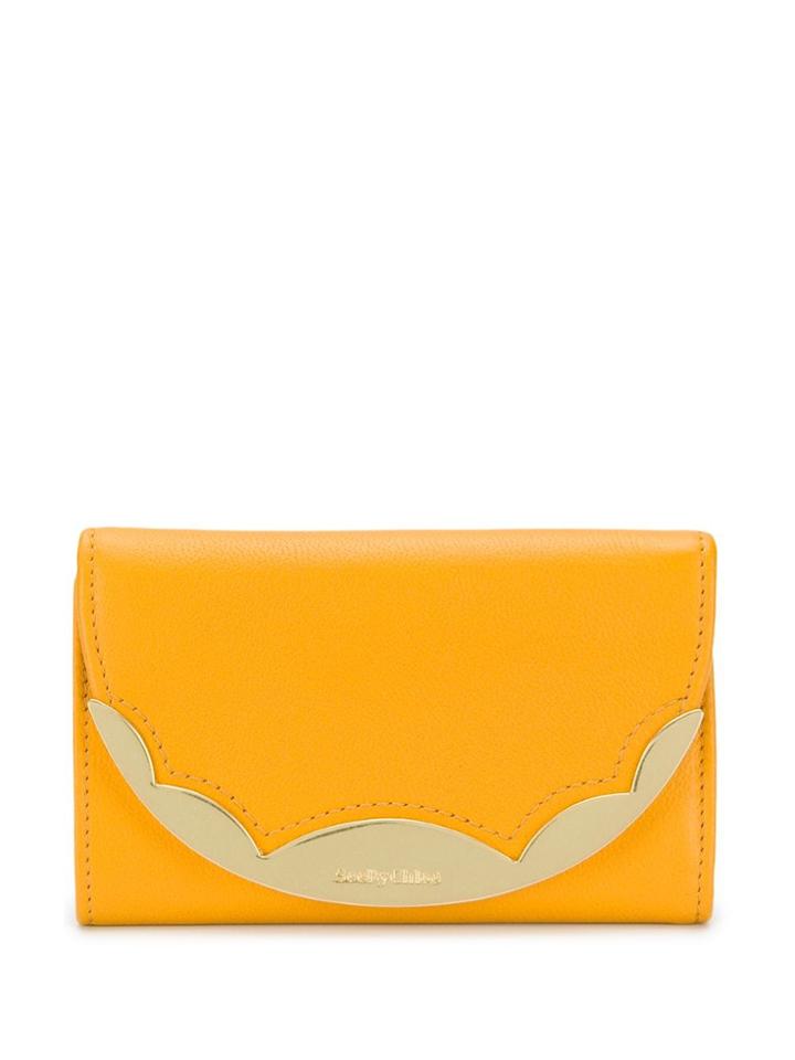 See By Chloé Kuroe Fold Wallet - Yellow