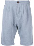 Tapered Shorts - Men - Cotton/linen/flax - 40, Grey, Cotton/linen/flax, Monsieur Lacenaire