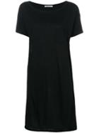 T By Alexander Wang - T-shirt Dress - Women - Rayon - M, Black, Rayon