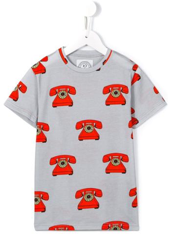 10x10 An Italian Theory Kids Telephone Print T-shirt