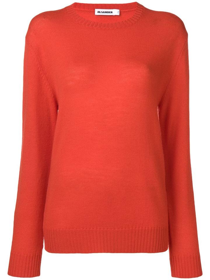 Jil Sander Knitted Jumper - Orange