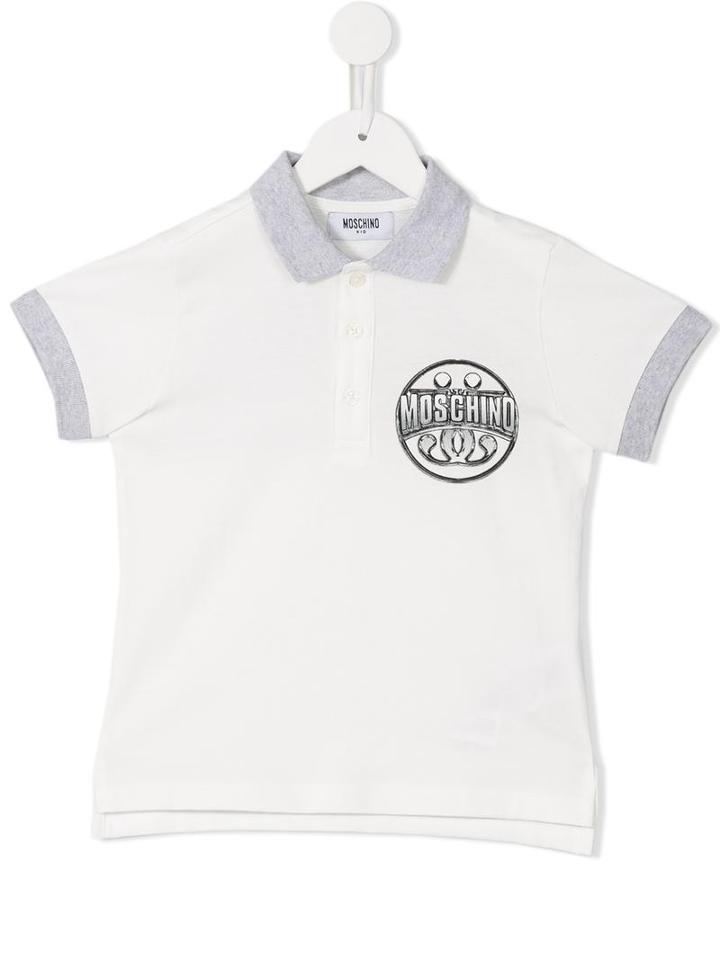 Moschino Kids Logo Polo Shirt, Boy's, Size: 6 Yrs, Red