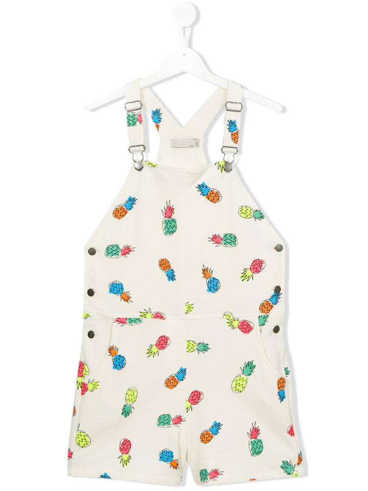 Stella Mccartney Kids - Pandora Dungarees - Kids - Cotton - 14 Yrs, White