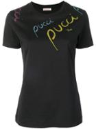 Emilio Pucci Pucci Pucci Embellished T-shirt - Black