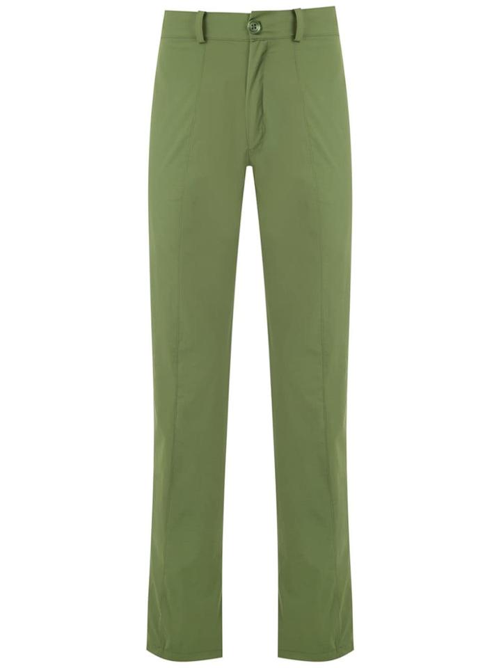 Amir Slama Straight-fit Trousers - Green