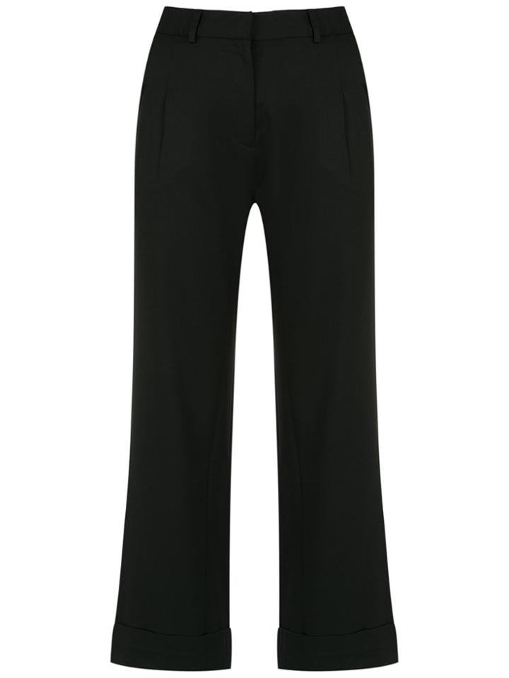 Egrey Cropped Trousers - Black