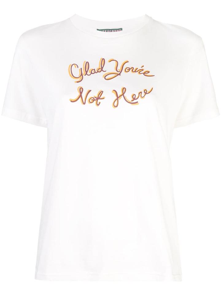 Alexa Chung Phrase T-shirt - White