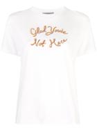 Alexa Chung Phrase T-shirt - White