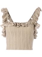 All Things Mochi - The Tuda Top - Women - Wool - M, Nude/neutrals, Wool