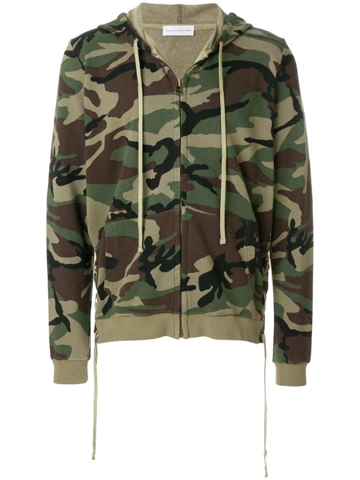 Faith Connexion Camouflage Print Hoodie - Multicolour