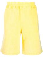 Stussy Elasticated Track Shorts - Yellow