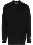 Heron Preston Cotton Ctnmb Long Sleeved T-shirt - Black
