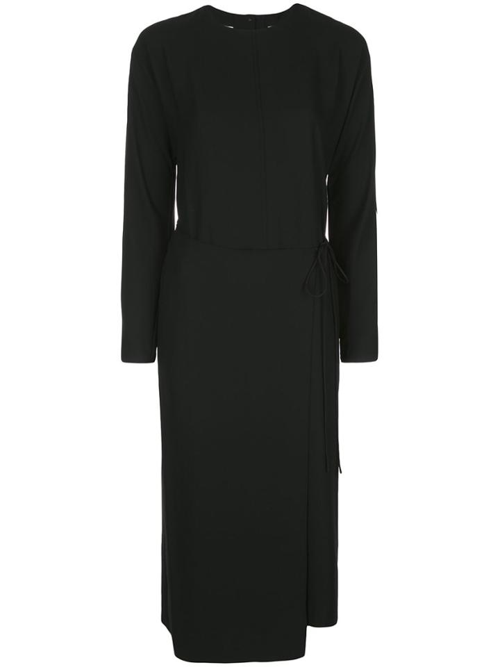 Vince Mid-length Wrap Dress - Black