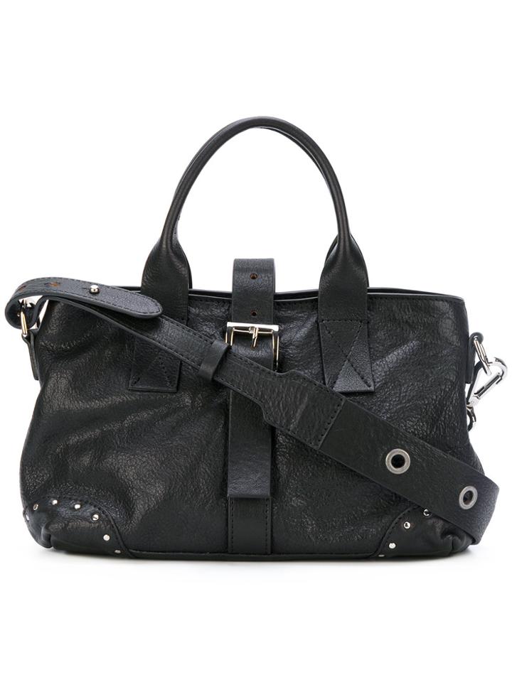 P.a.r.o.s.h. Buckle-strap Tote - Black