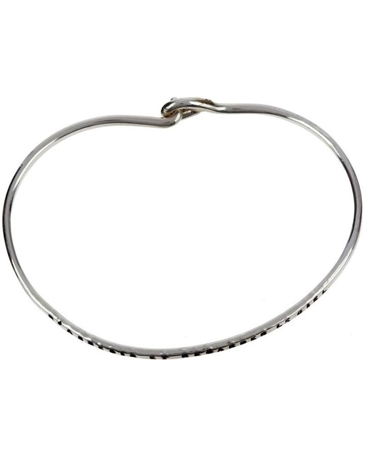 Thoraval Engraved Silver Bracelet