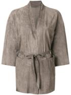 Salvatore Santoro Belted Jacket - Grey