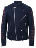 Almostblack Almostblack 16awj002 Navy Cupro/polyurethane/wool