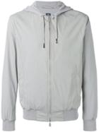Eleventy - Zip Hooded Jacket - Men - Cotton/cupro/polyamide/spandex/elastane - Xxl, Grey, Cotton/cupro/polyamide/spandex/elastane