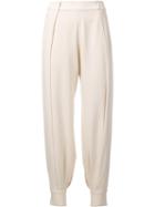 Haney 'alice' Side Slit Trousers, Women's, Size: 2, White, Silk