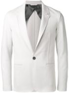 Lanvin Single Button Blazer, Men's, Size: 48, Nude/neutrals, Cotton/viscose