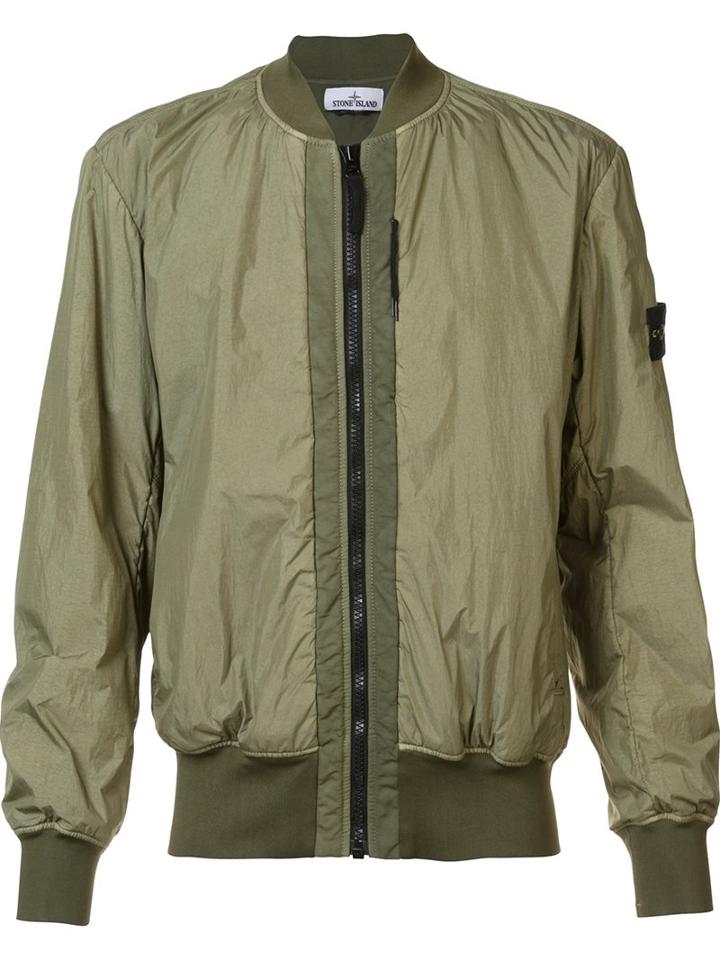 Stone Island Zipped Bomber Jacket