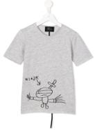 Lost And Found Kids Ninja Print T-shirt, Boy's, Size: 6 Yrs, Grey