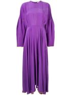 Natasha Zinko Scalloped Trim Dress - Purple