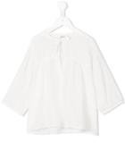 Hartford Kids Keyhole Neck Blouse, Girl's, Size: 10 Yrs, White