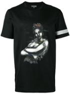Lanvin Printed T-shirt, Men's, Size: Large, Black, Cotton/polyurethane