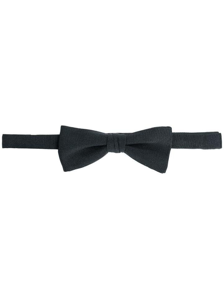 Saint Laurent Grosgrain Bow Tie - Black