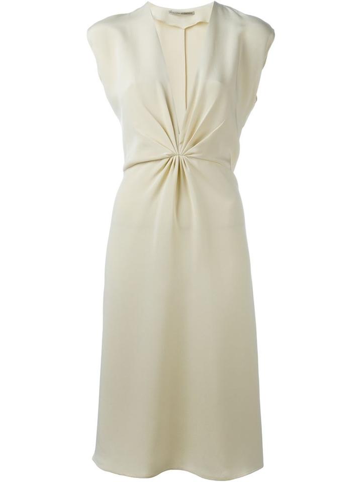 Ermanno Scervino Gathered Detail V-neck Dress