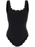 Marysia Palm Springs Scalloped Swimsuit - Black