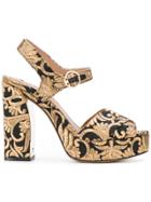 Tory Burch Loretta Sandals - Metallic