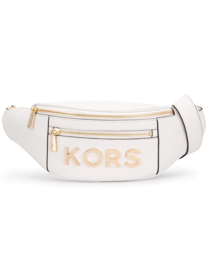Michael Michael Kors Embellished Belt Bag - White