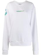Styland X Not Rainproof Print Sweatshirt - White