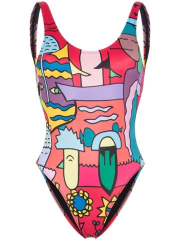 Ellie Rassia Lily Printed Swimsuit - Multicolour