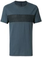 Transit Striped Panel T-shirt - Blue