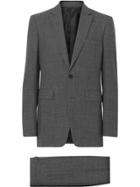 Burberry Classic Fit Melange Wool Three-piece Suit - Grey