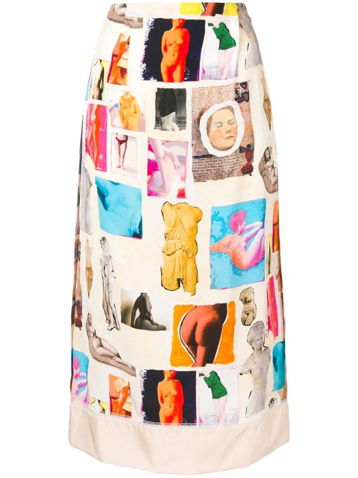 Marni Straight Skirt - Neutrals