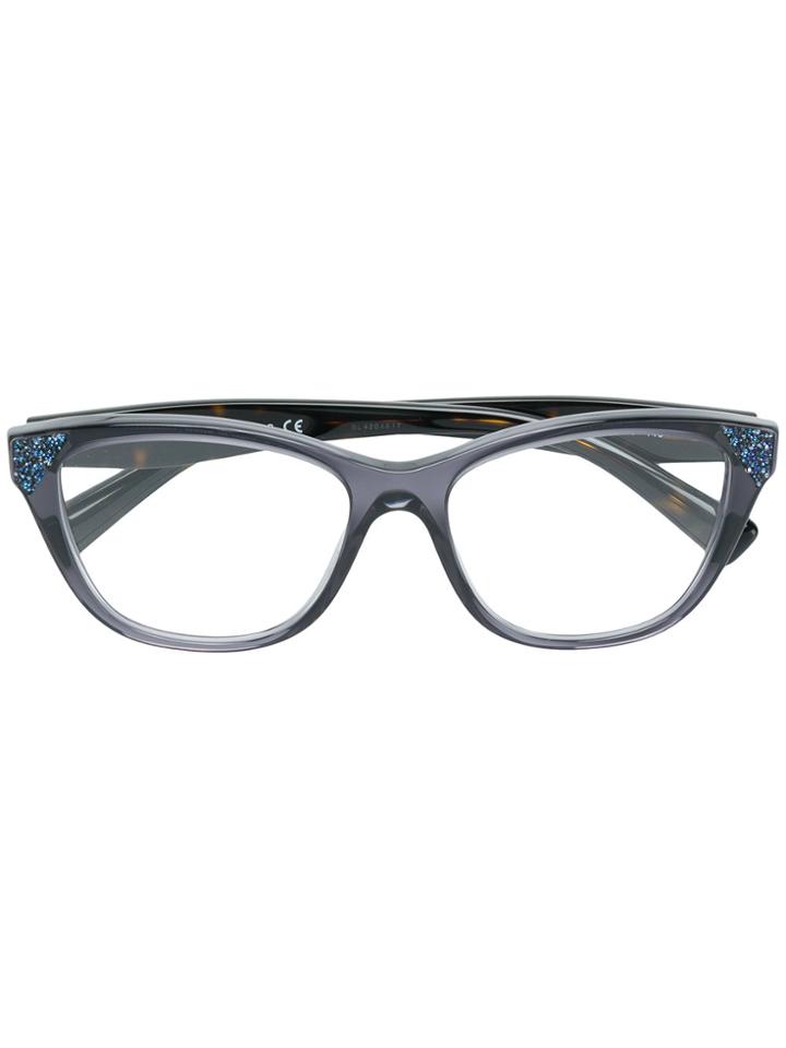 Valentino Eyewear Square Glasses - Blue