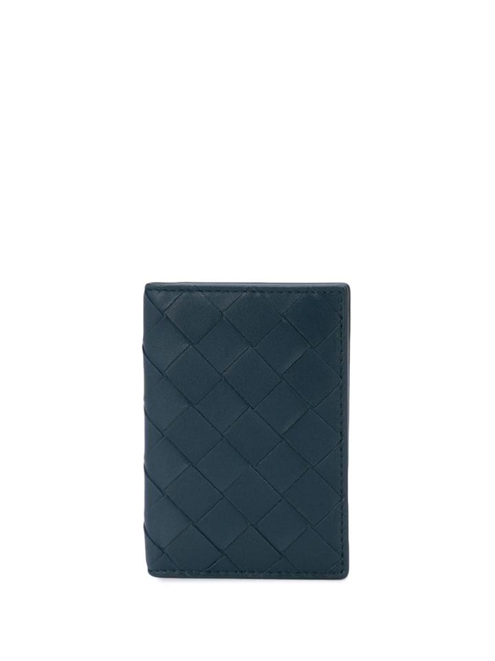 Bottega Veneta Intrecciato Bi-fold Cardholder - Black