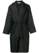 Katharine Hamnett Mid-length Flared Coat - Black