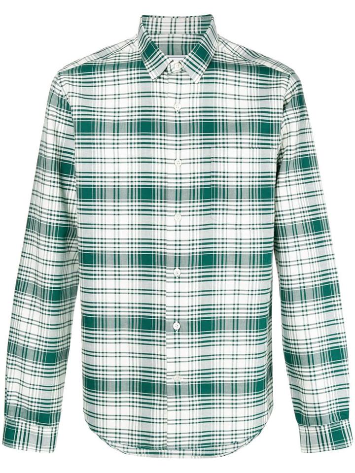 Ami Alexandre Mattiussi Shirt With Chest Pocket - Green