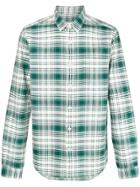 Ami Alexandre Mattiussi Shirt With Chest Pocket - Green