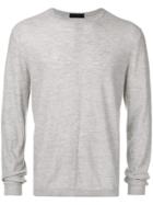 Falke Crew Neck Classic Jumper - Grey