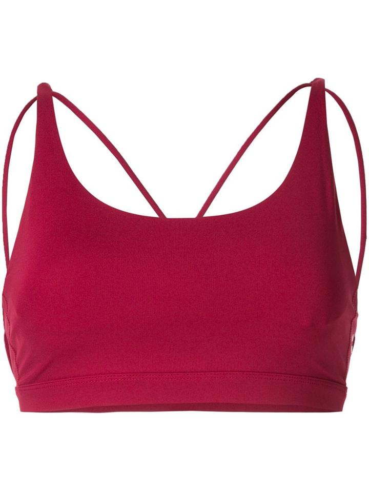 Nimble Activewear Flow Freely Sports Bra - Red