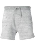 Dsquared2 Paint Splatter Detail Shorts, Men's, Size: Xl, Grey, Cotton